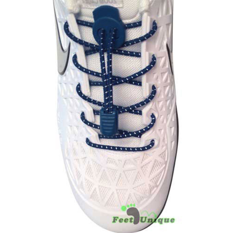 Buy Reflective Lock Navy Blue Shoelaces Here
